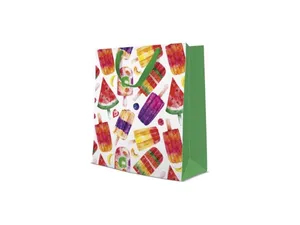Geschenktasche groß - Ice Cream 26,5x13x33,5 cm